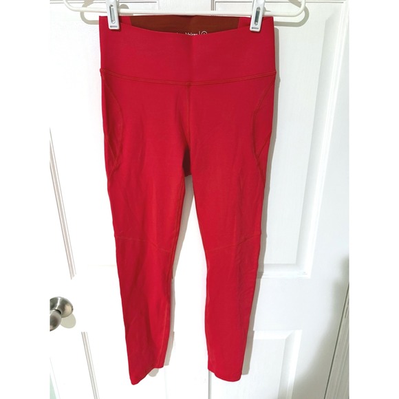 Outdoor Voices Pants - Outdoor Voices TechSweat High Waisted Leggings Red Women Small